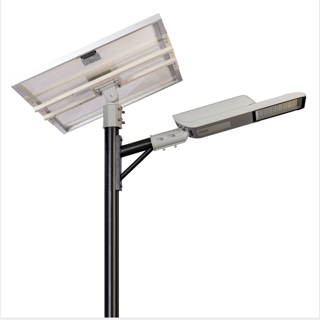 semi-integrated solar street lamp, all in two solar street light, solar lamp manufacturer, solar lighting project design.